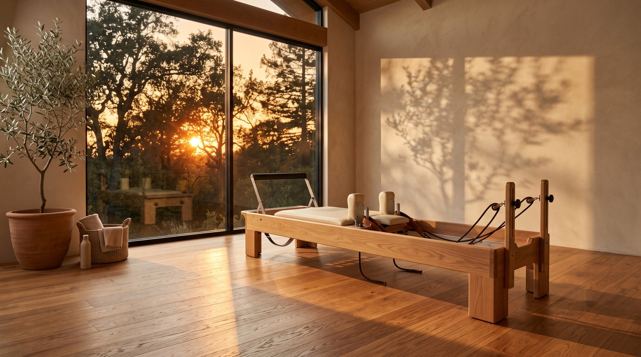 The Serelle Reformer at golden hour