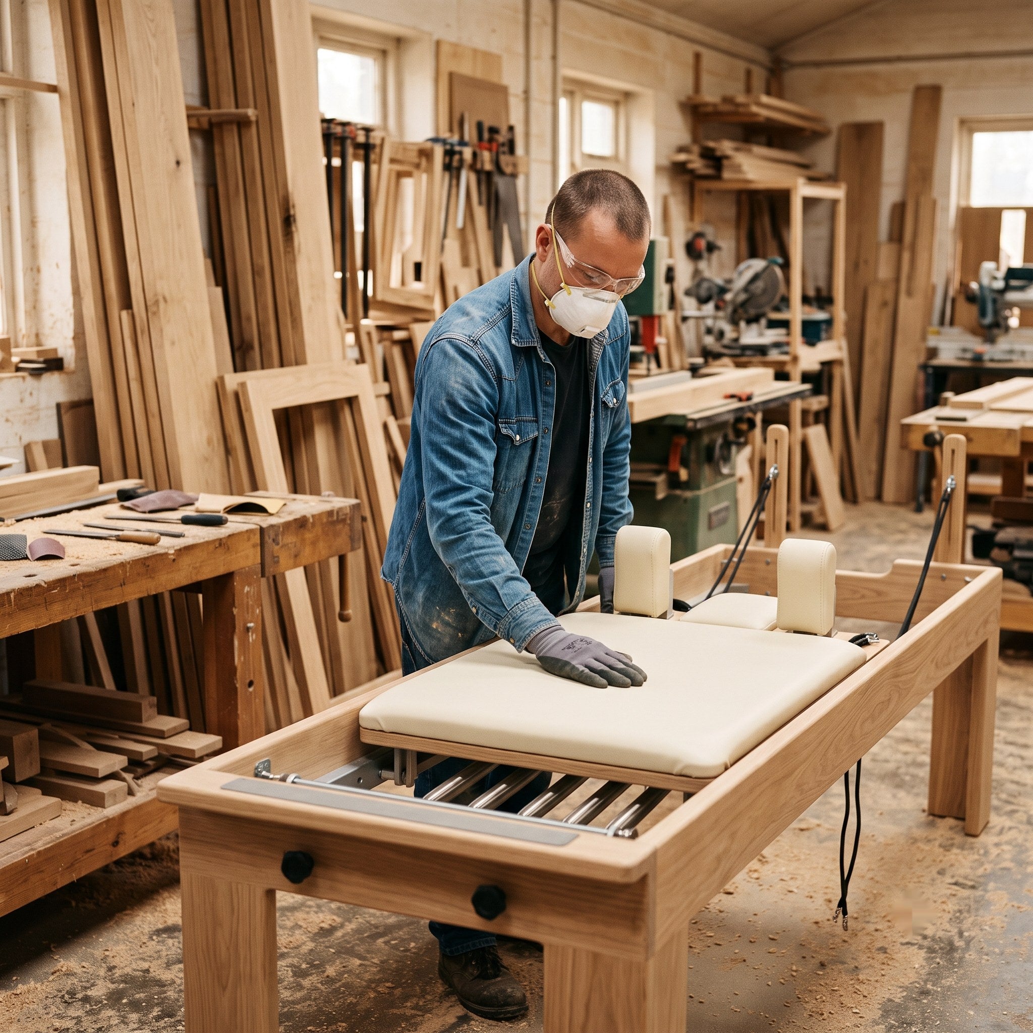 Studio-grade springs of the Serelle Reformer