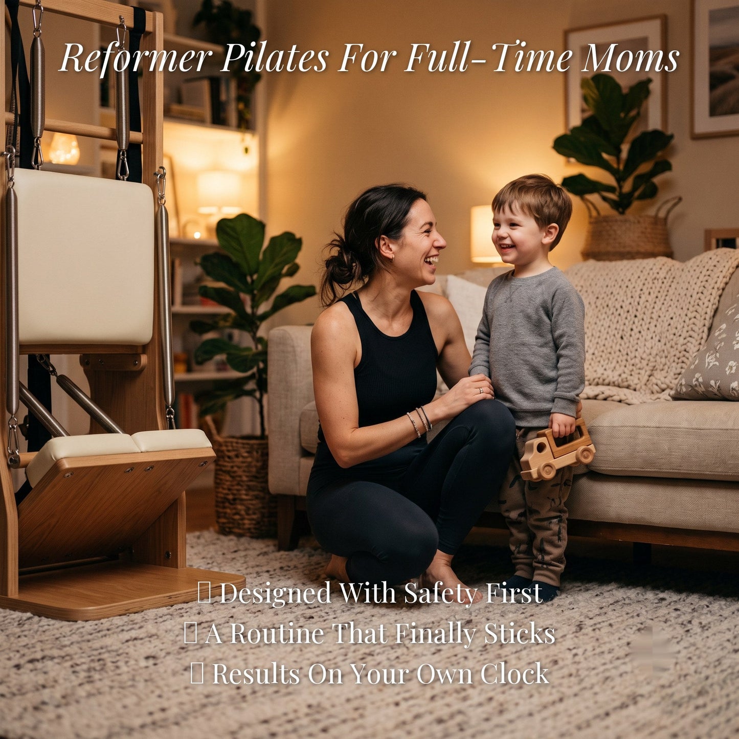 Reformer Pilates for full-time moms